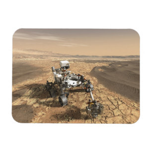 Magnet Flexible Mars 2020 Rover Sur La Surface De Mars.