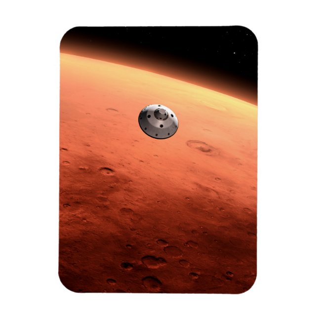 Magnet Flexible Mars Science Laboratory approchant Mars. (Vertical)
