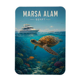 Magnet Flexible Marsa Alam côte désertique de la mer Rouge Égypte