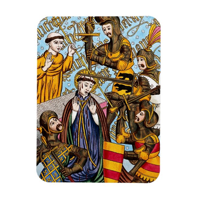 Magnet Flexible Martyre de saint Thomas Becket (M 031) (Vertical)