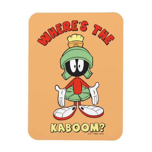 Magnet Flexible MARVIN LE MARTIAN™ Où est le Kaboom ? (Vertical)