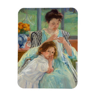 Magnet Flexible Mary Cassatt - Jeune Mère Cousant