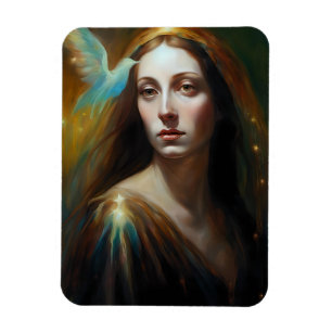 Magnet Flexible Mary Magdalene et un oiseau magnifique Toutes les