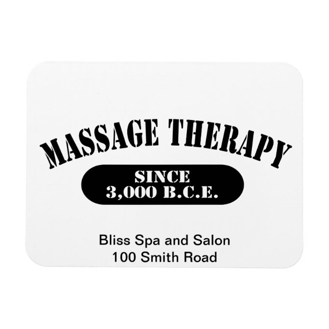 Magnet Flexible Massage thérapeutique depuis 3,000 B.C.E. (Horizontal)