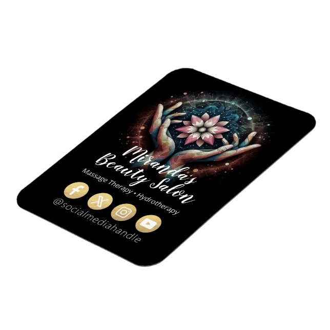 Magnet Flexible Massage Thérapie Guérison Mains Énergie Spa Bien-ê (Côté Gauche)