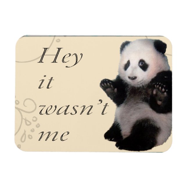 Magnet Flexible Me Panda n'était pas (Horizontal)