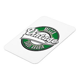 Magnet Flexible Mecca saudi arabia vintage logo