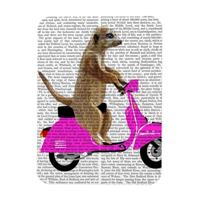 Magnet Flexible Meerkat sur Pink Moped (Vertical)