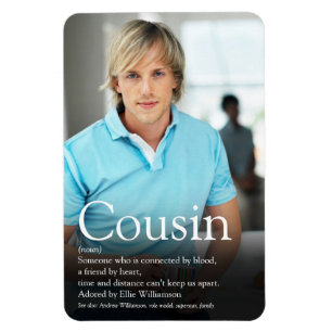 Magnet Flexible Meilleure définition de cousin de tous les temps p