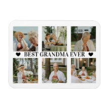 Meilleure Grand-mère Collage de Photos – Cadeau av