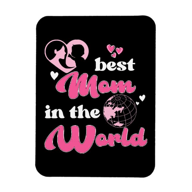 Magnet Flexible Meilleure Maman du Monde Fête des Mères (Vertical)