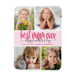 Magnet Flexible Meilleure maman jamais photo Fête des mères