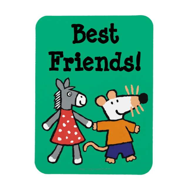 Magnet Flexible Meilleurs amis Maisy and Dotty Hold Hands (Vertical)