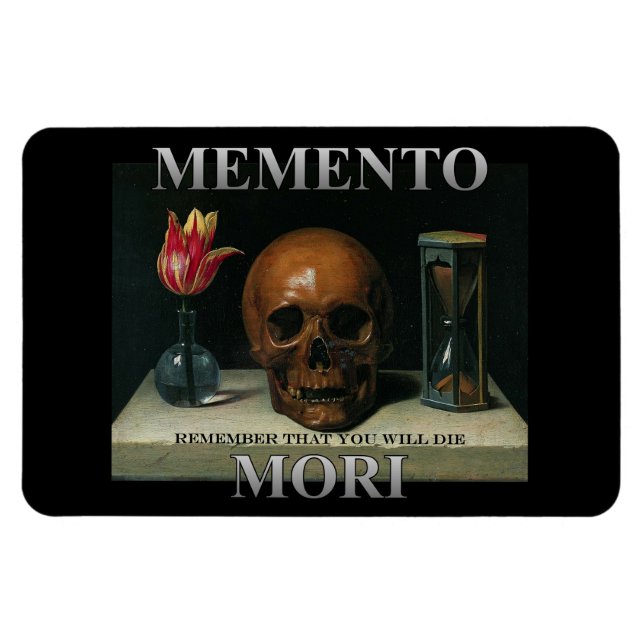 Magnet Flexible Memento Mori - Rappelez-vous que vous allez mourir (Horizontal)