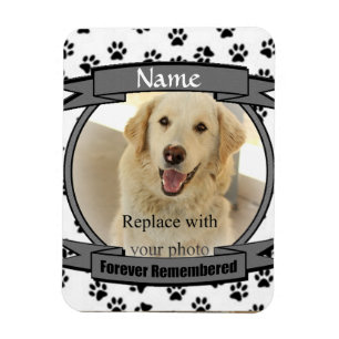 Magnet Flexible Mémorial aux animaux de compagnie - Pour toujours 