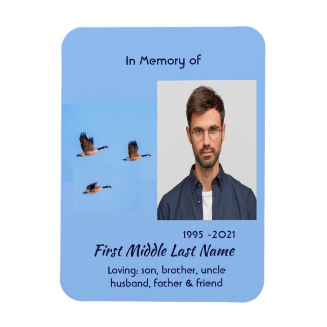 Magnet Flexible  Memorial Keepsake Canada Goose Outdoors (Vertical)