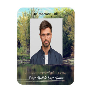 Magnet Flexible Memorial Keepsaké Lake Pond Park Canards