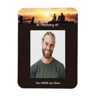 Magnet Flexible Mémorial Père Son Pêcheur