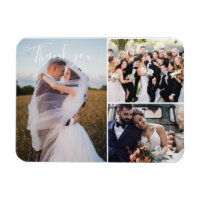 Merci photo moderne de trois jours de mariage
