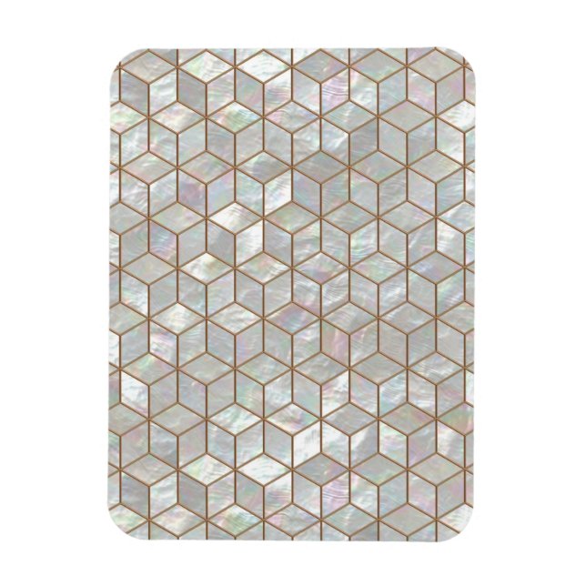 Magnet Flexible Mère De Carreaux De Perle (Vertical)