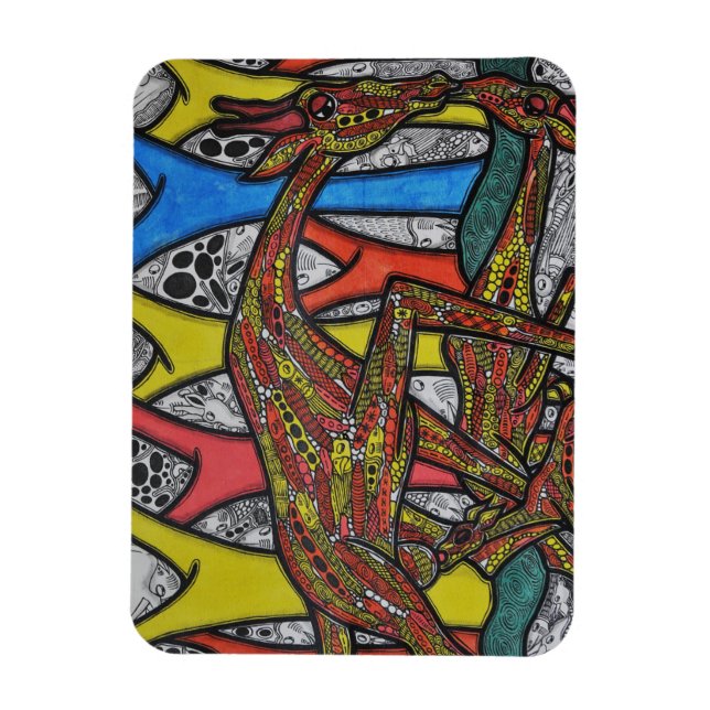 Magnet Flexible Mère Giraffe (Vertical)