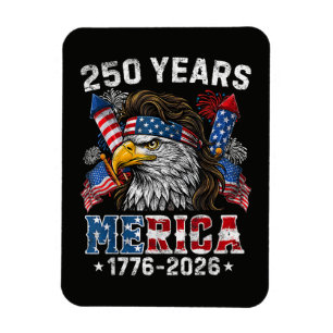 Magnet Flexible Merica 250e anniversaire USA 250 ans