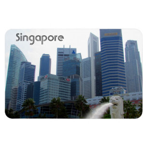 Magnet Flexible merlion-ville de singapour
