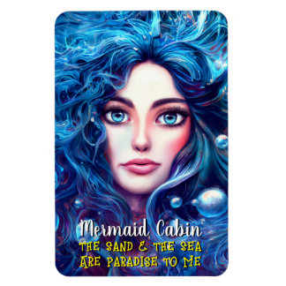 Magnet Flexible Mermaid Sea Goddess Nymph Siren Cruise Room Porte