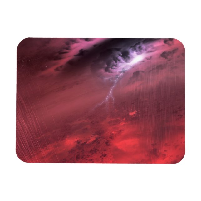 Magnet Flexible Météo Sur Une Étoile Naine Brown. (Horizontal)