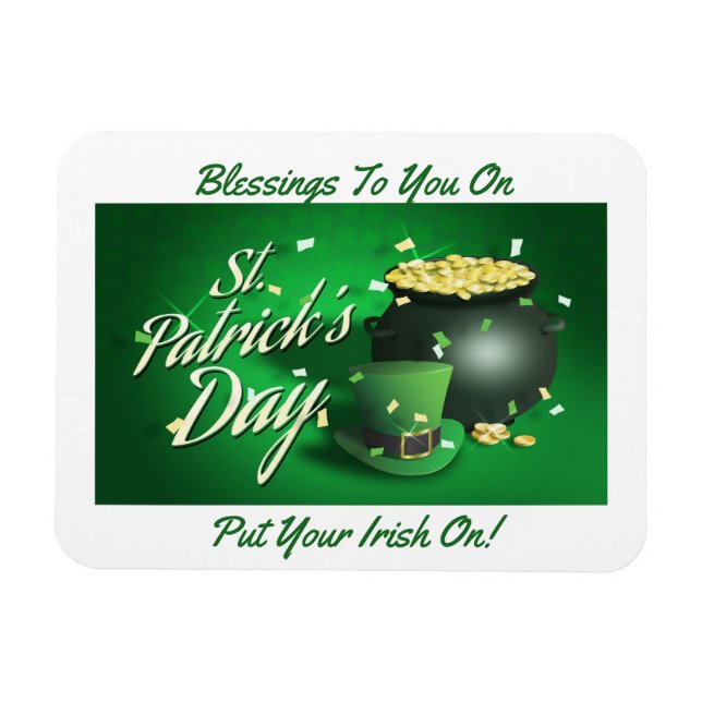 Magnet Flexible Mettez votre irlandais sur (Horizontal)