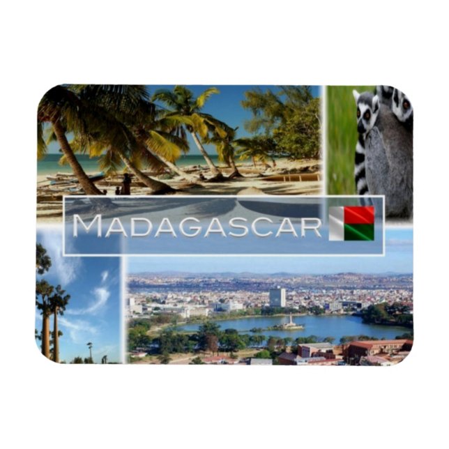 Magnet Flexible MG Madagascar - Océan Indien - (Horizontal)