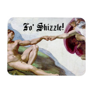 Magnet Flexible Michelangelo Création De L'Homme Check De La Fist