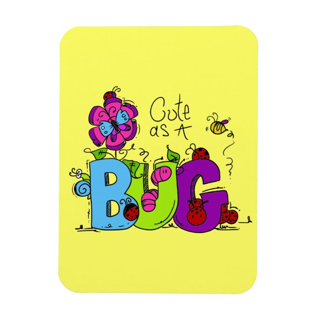 Magnet Flexible Mignon comme insecte (Vertical)