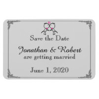 Mignonne deux chambres Cartoon Gay Wedding Enregis