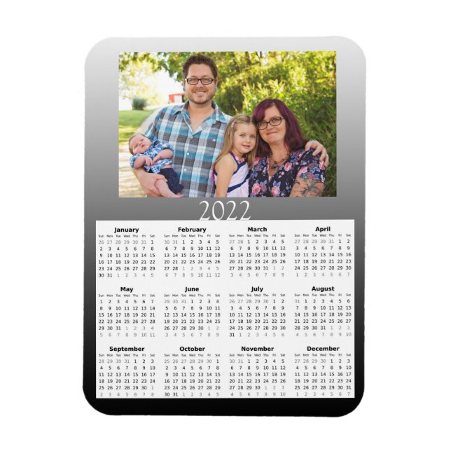 Magnet Flexible Mini aimant photo Customisé 2022 (Vertical)