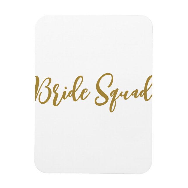 Magnet Flexible minimale add your name text bridesmaid gijd (Vertical)