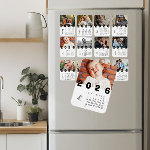 Magnet Flexible Minimaliste moderne mai 2026 Calendrier photo