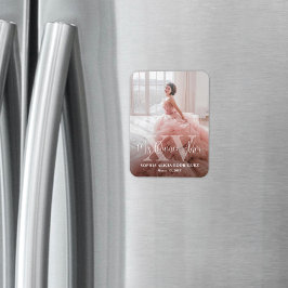 Magnet Flexible Mis XV Años Quinceañera Photo 15ème anniversaire