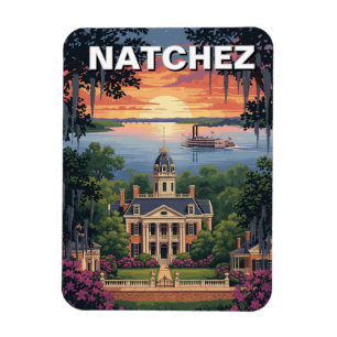 Magnet Flexible Mississippi Natchez Travel