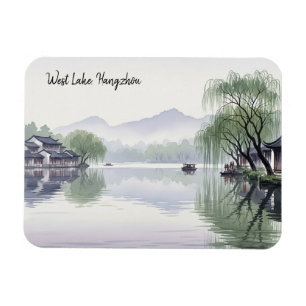 Magnet Flexible Misty Morning Hangzhou West Lake Hangzhou