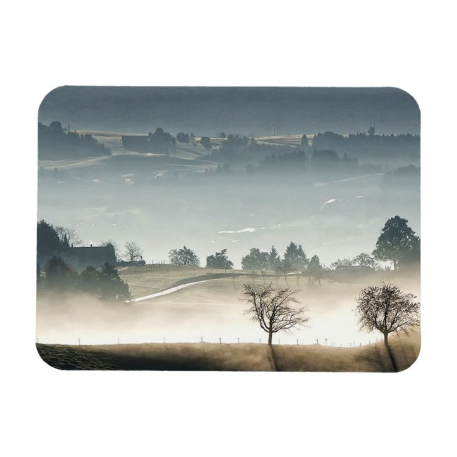 Magnet Flexible Misty Suisse Paysage rural (Horizontal)