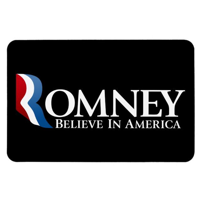 Magnet Flexible Mitt Romney 2012 - Président (Horizontal)