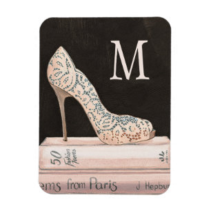 Magnet Flexible Mode élégante sauvage de talon haut du monogramm