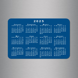 Magnet Flexible Modèle Arrière - plan bleu blanc 2025