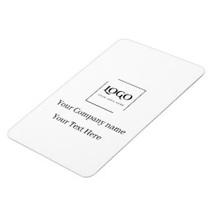 Magnet Flexible Modèle de logo personnalisé élégant