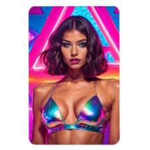 Modèle de maillot de bain holographique