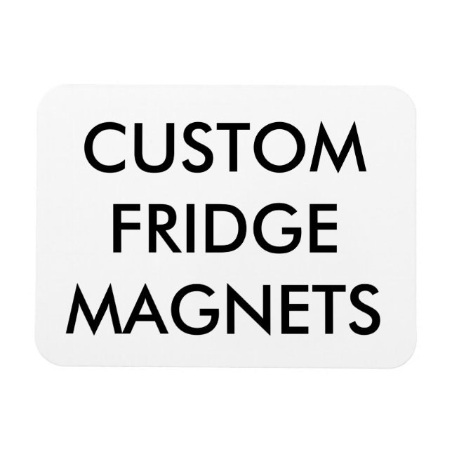 Magnet Flexible Modèle noir flexible personnalisé (Horizontal)