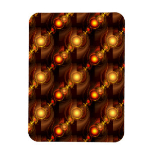 Magnet Flexible Moderne Élégant Bohème Abstrait Motif Artistique e