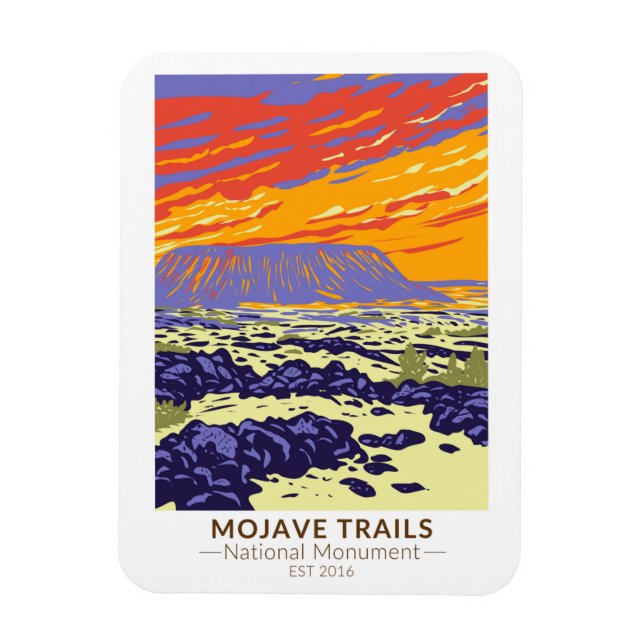 Magnet Flexible Mojave Trails National Monument Amboy Crater (Vertical)