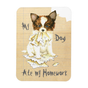 Magnet Flexible Mon Papillon a mangé mes devoirs